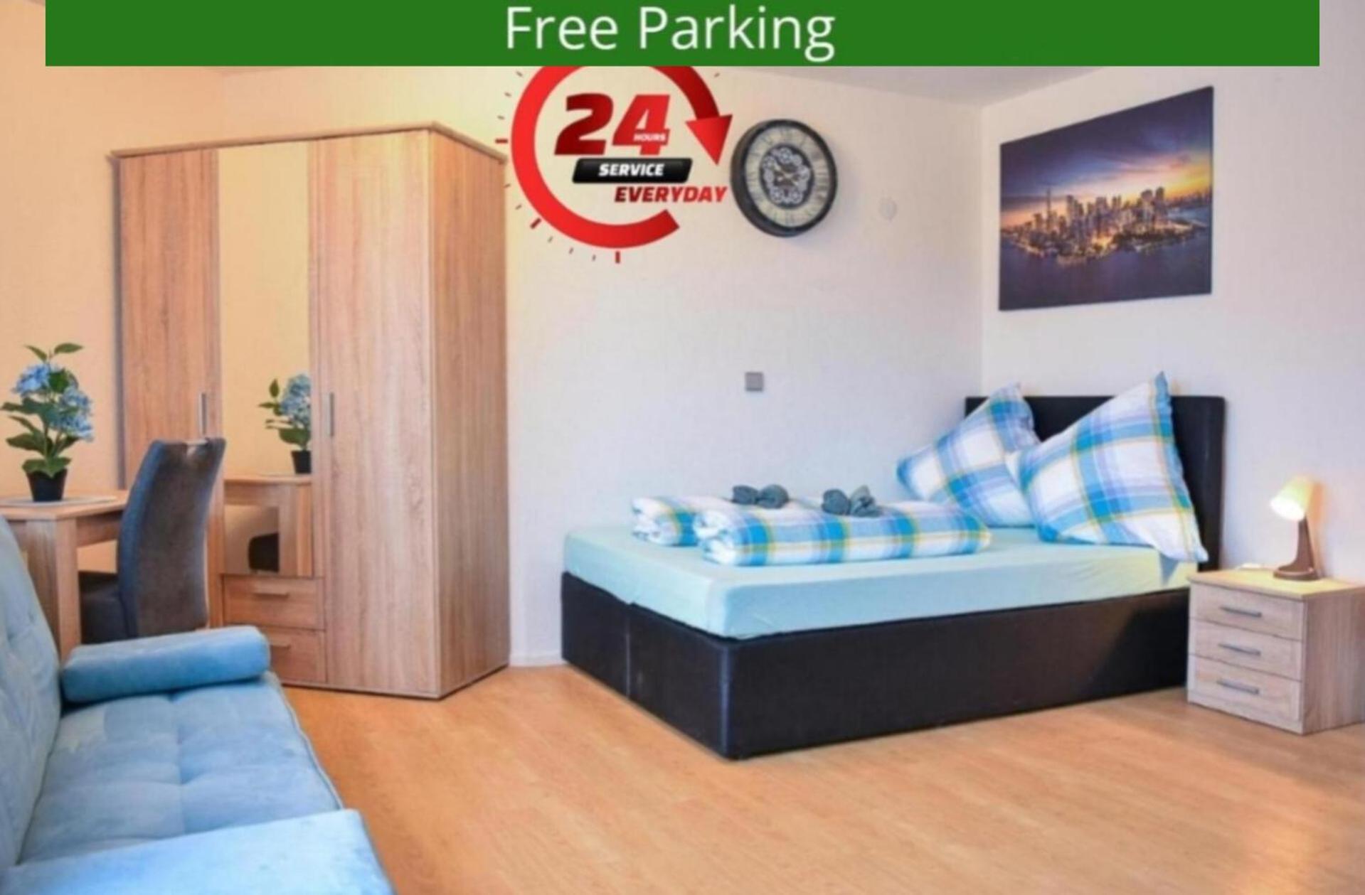 Ruhige Wohnung Im . Private Parkplatz ,Balkon ,Netflix Nuremberg ภายนอก รูปภาพ